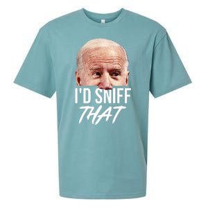 I'd Sniff That Funny Joe Biden Sueded Cloud Jersey T-Shirt