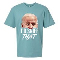 I'd Sniff That Funny Joe Biden Sueded Cloud Jersey T-Shirt