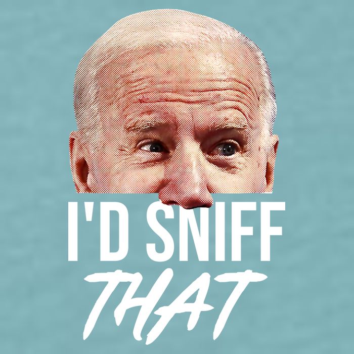 I'd Sniff That Funny Joe Biden Sueded Cloud Jersey T-Shirt