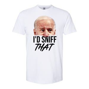 I'd Sniff That Funny Joe Biden Softstyle CVC T-Shirt