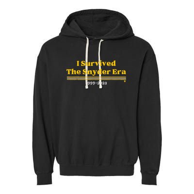 I Survived The Snyder Era Design Vintage Garment-Dyed Fleece Hoodie