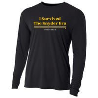 I Survived The Snyder Era Design Vintage Cooling Performance Long Sleeve Crew