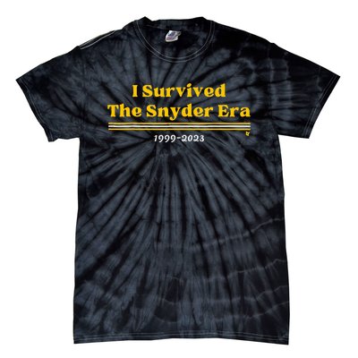 I Survived The Snyder Era Design Vintage Tie-Dye T-Shirt