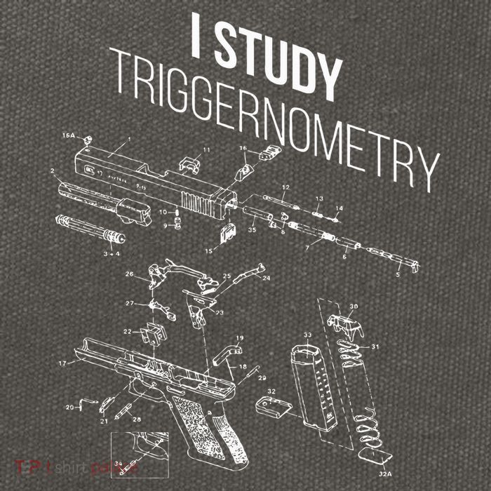 I Study Triggernometry Cotton Canvas Backpack