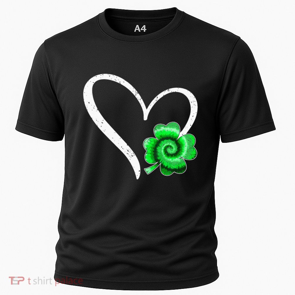 Irish Shamrock Tie Dye Happy St Patricks Day Go Lucky Performance Shirt