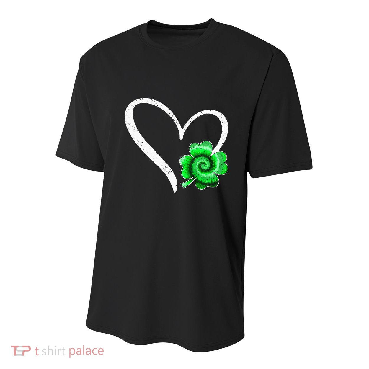 Irish Shamrock Tie Dye Happy St Patricks Day Go Lucky Youth Performance Sprint T-Shirt