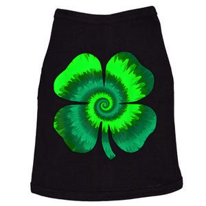 Irish Shamrock Tie Dye Happy St PatrickS Day Go Lucky Doggie Tank