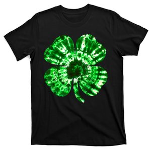 Irish Shamrock Tie Dye Happy St Patrick's Day Go Lucky Gift T-Shirt