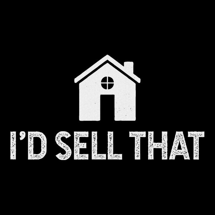 ID Sell That Funny Realtor Real Estate Agent Zip Tote Bag