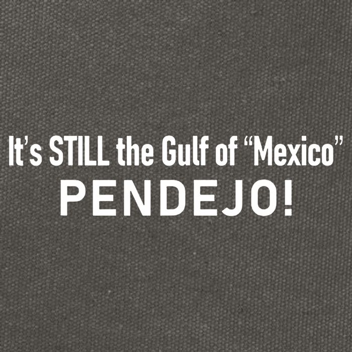 ItS Still The Gulf Of Mexico Pendejo Cotton Canvas Backpack