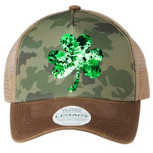 Irish Shamrock Tie Dye Happy St Patrick's Day Go Lucky Gift Legacy Tie Dye Trucker Hat