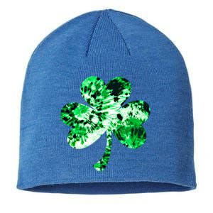 Irish Shamrock Tie Dye Happy St Patrick's Day Go Lucky Gift Sustainable Beanie