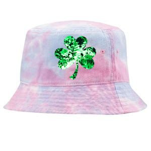 Irish Shamrock Tie Dye Happy St Patrick's Day Go Lucky Gift Tie-Dyed Bucket Hat