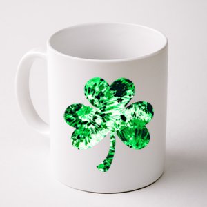 Irish Shamrock Tie Dye Happy St Patrick's Day Go Lucky Gift Coffee Mug