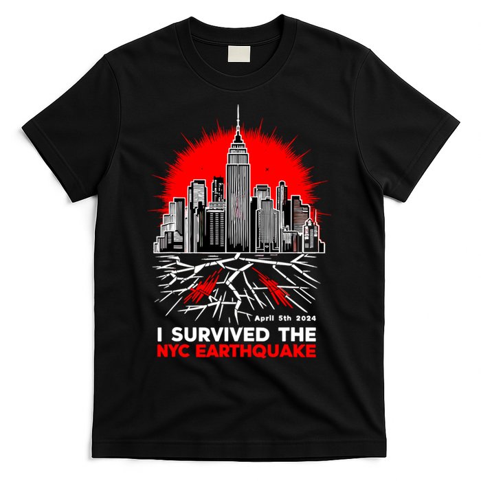 I Survived The Nyc Earthquake 2024 T-Shirt