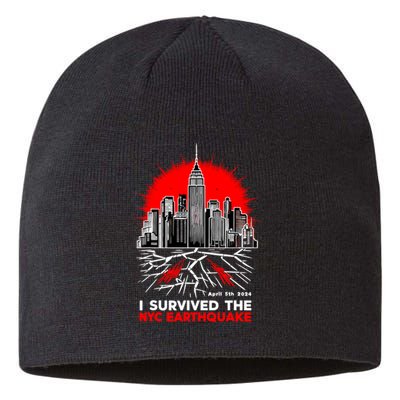 I Survived The Nyc Earthquake 2024 Sustainable Beanie