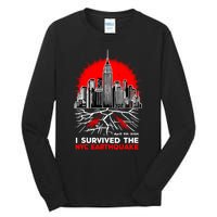 I Survived The Nyc Earthquake 2024 Tall Long Sleeve T-Shirt