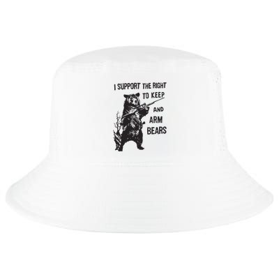 I Support The Right To Keep And Arm Bear Funny Design Cool Comfort Performance Bucket Hat