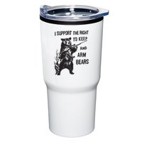 I Support The Right To Keep And Arm Bear Funny Design Tumbler