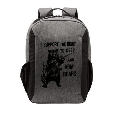 I Support The Right To Arm Bears T Shirt Funny Hunting T Shirt Saying Vector Backpack