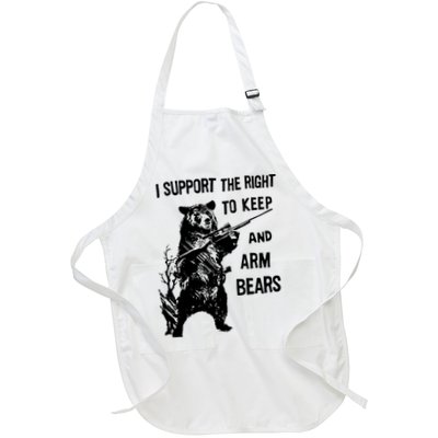I Support The Right To Arm Bears T Shirt Funny Hunting T Shirt Saying Apron