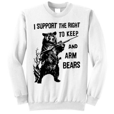 I Support The Right To Arm Bears T Shirt Funny Hunting T Shirt Saying Sweatshirt