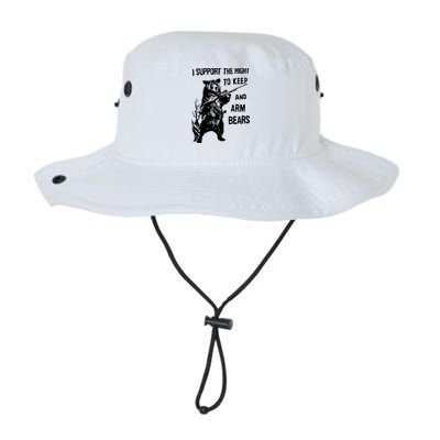 I Support The Right To Arm Bears T Shirt Funny Hunting T Shirt Saying Bucket Hat
