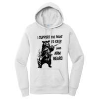 I Support The Right To Arm Bears T Shirt Funny Hunting T Shirt Saying Women's Pullover Hoodie