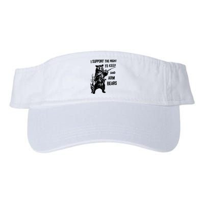 I Support The Right To Arm Bears T Shirt Funny Hunting T Shirt Saying Visor