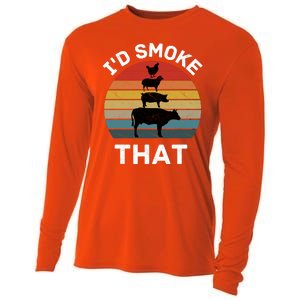 Id Smoke That Cooling Performance Long Sleeve Crew