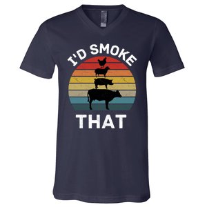 Id Smoke That V-Neck T-Shirt