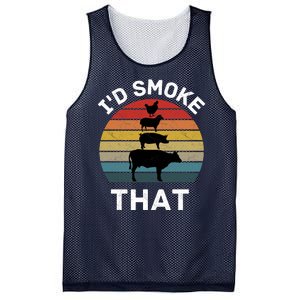 Id Smoke That Mesh Reversible Basketball Jersey Tank