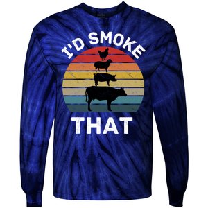 Id Smoke That Tie-Dye Long Sleeve Shirt