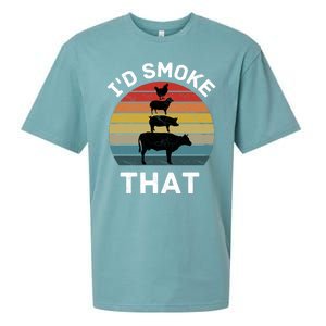 Id Smoke That Sueded Cloud Jersey T-Shirt