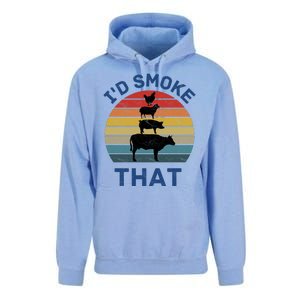 Id Smoke That Unisex Surf Hoodie