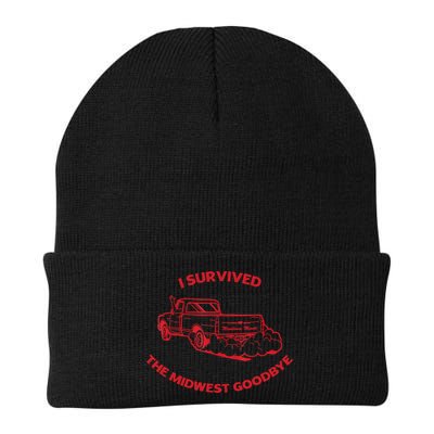 I Survived The Midwest Goodbye Beanie