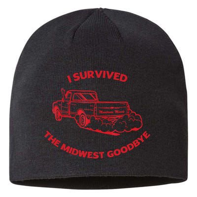 I Survived The Midwest Goodbye Sustainable Beanie