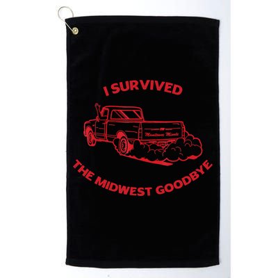 I Survived The Midwest Goodbye Golf Towel