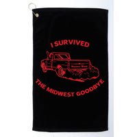 I Survived The Midwest Goodbye Golf Towel