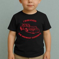 I Survived The Midwest Goodbye Toddler T-Shirt