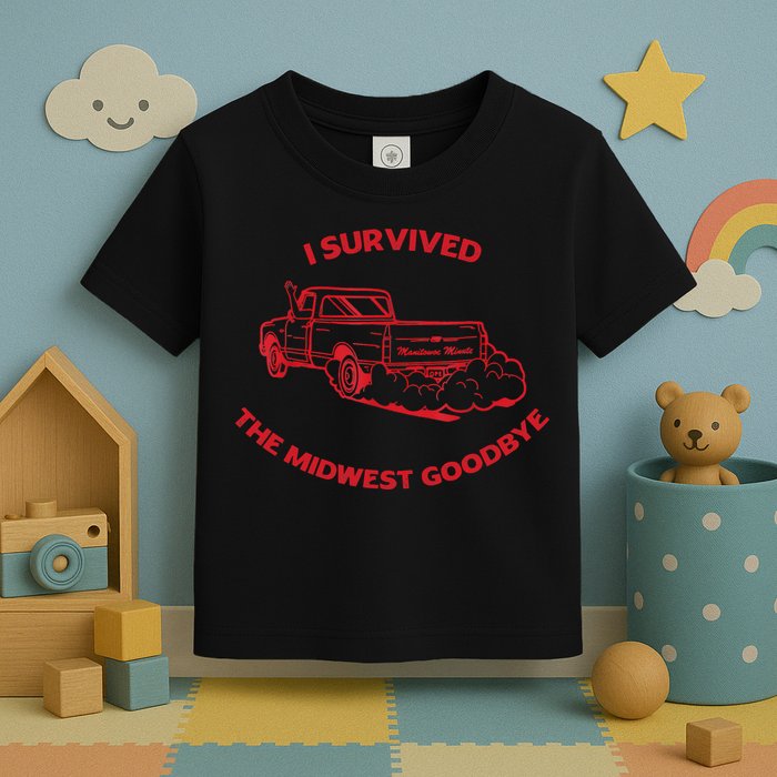 I Survived The Midwest Goodbye Toddler T-Shirt