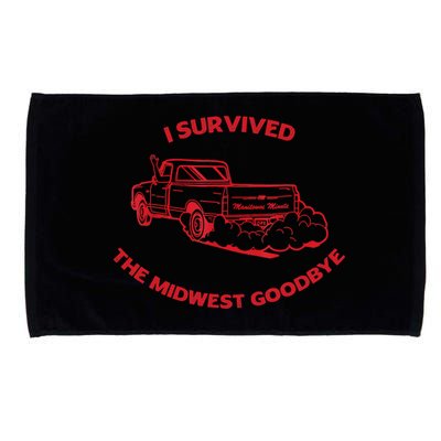 I Survived The Midwest Goodbye Microfiber Hand Towel