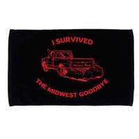 I Survived The Midwest Goodbye Microfiber Hand Towel