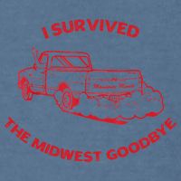 I Survived The Midwest Goodbye Garment-Dyed Sweatshirt