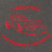 I Survived The Midwest Goodbye Cotton Canvas Backpack
