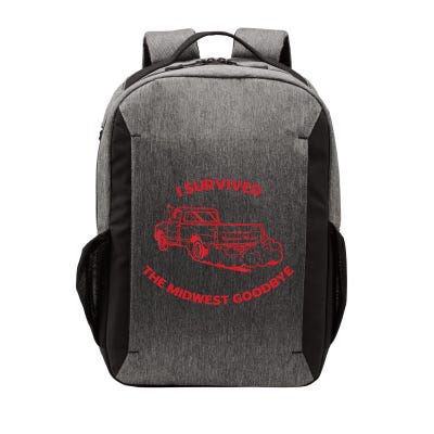 I Survived The Midwest Goodbye Vector Backpack