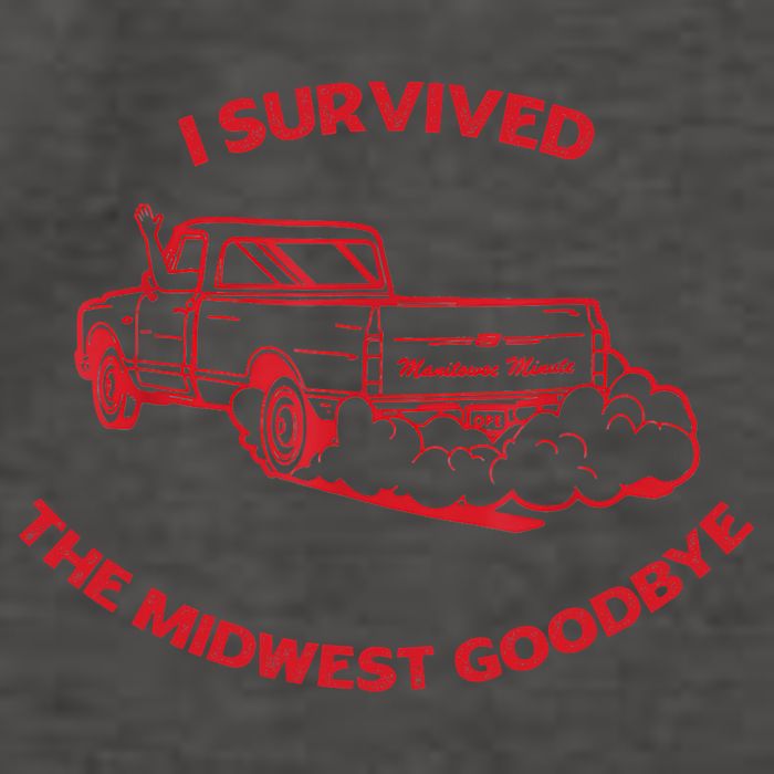 I Survived The Midwest Goodbye Vector Backpack