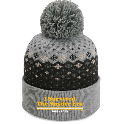 I Survived The Snyder Era Washington D.C. Football The Baniff Cuffed Pom Beanie