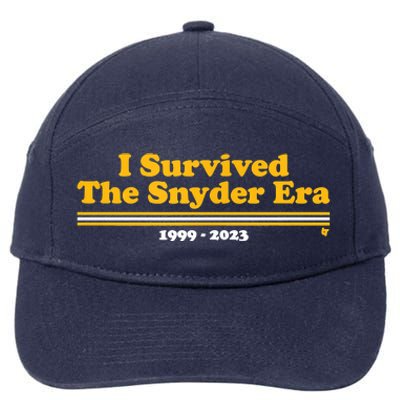 I Survived The Snyder Era Washington D.C. Football 7-Panel Snapback Hat