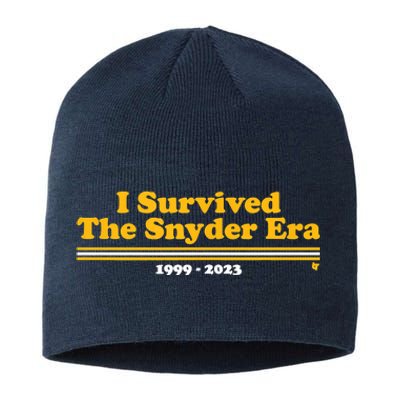 I Survived The Snyder Era Washington D.C. Football Sustainable Beanie